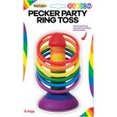 Rainbow Pecker Party Ring Toss Party Gifts and Novelties